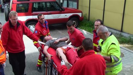 Posádka RLP Bruntál na Rallye Rejvíz 2009 